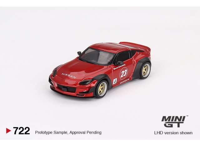 Mini GT Modeliukas Nissan Z Pandem, passion red (yra Sandėlyje)
