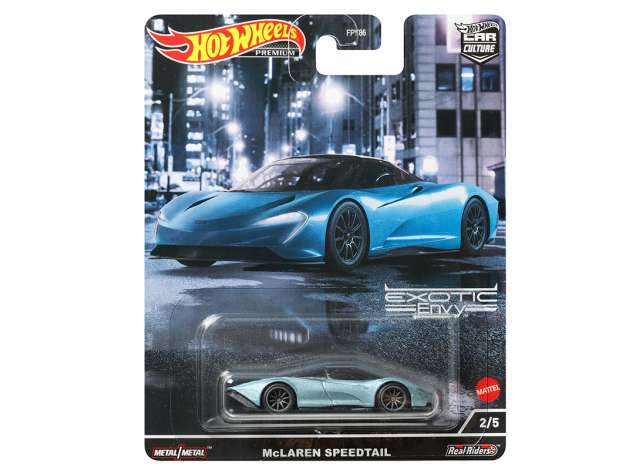 Hot Wheels Premium Modeliukas McLaren Speedtail (yra sandėlyje)