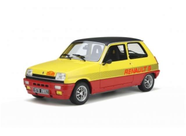 PRE-ORD3R OttO Miniatures Modeliukas 1978 Renault 5 TS Monte Carlo *Resin series*, jaune tournesol