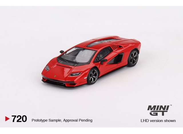 Mini GT Modeliukas Lamborghini Countach LPi 800-4, red (yra Sandėlyje)