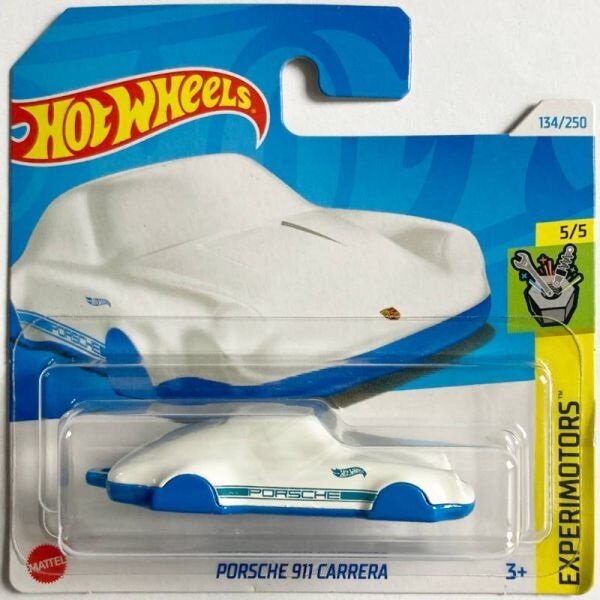Hot Wheels Mainline Modeliukas Porsche 911 Carrera Keychain White