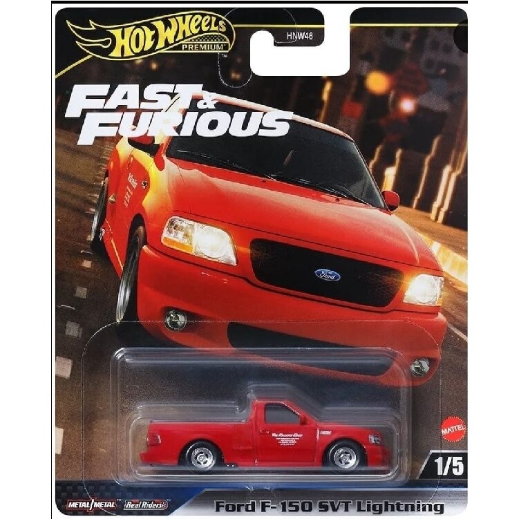 Hot Wheels Premium Fast & Furious Modeliukas Ford F-150 SVT Lightning