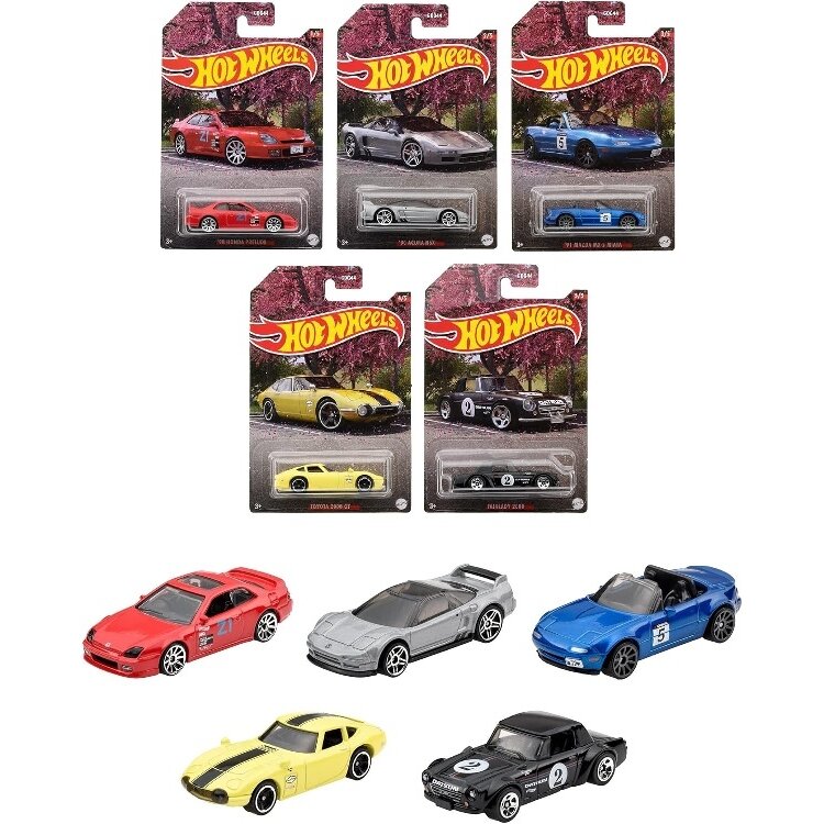 Hot Wheels Modeliukas J-Imports Theme Automotive set