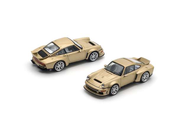 PRE-ORD3R Pop Race Modeliukas 1/64 Singer DLS Turbo (Road), gold