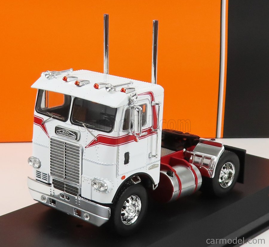 PRE-ORD3R IXO Models Modeliukas 1/43 1976 Freightliner COE, white/red