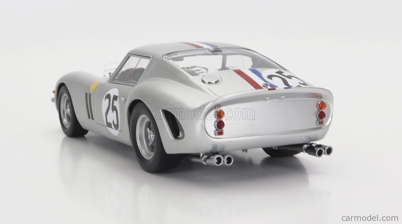 PRE-ORD3R KK Scale Modeliukas 1/18 1963 Ferrari 250 GTO #25 Le Mans, grey