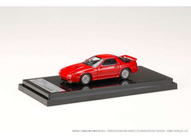 PRE-ORD3R Hobby Japan Modeliukas Mazda RX-7 (FC3S) GT-X, braze red