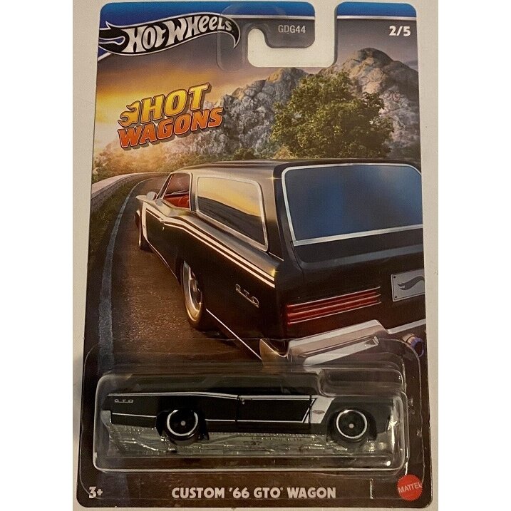 Hot Wheels Mainline Hot Wagons Modeliukas Custom 66 GTO Wagon (yra Sandėlyje)