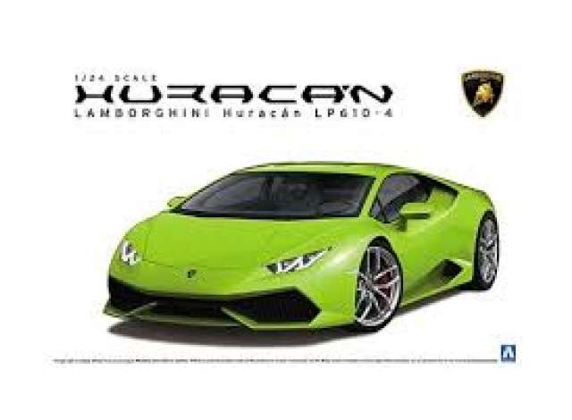 PRE-ORD3R Aoshima Modeliukas 2014 Lamborghini Huracan LP610-4, plastic modelkits