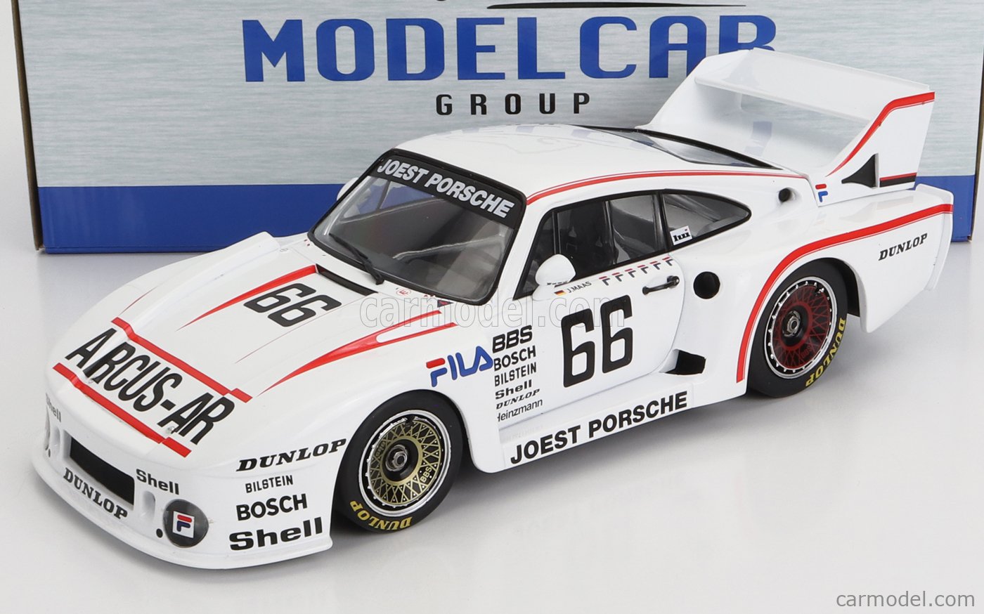 PRE-ORD3R MCG Modeliukas 1/18 1981 Porsche 935 J, #66 Joest Racing, DRM, Nurburgring, J.Mass