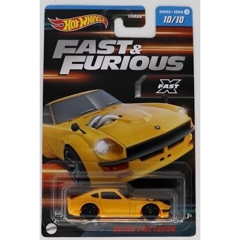 Hot Wheels Fast and Furious Modeliukas Datsun 240z Custom yellow (yra Sandėlyje)