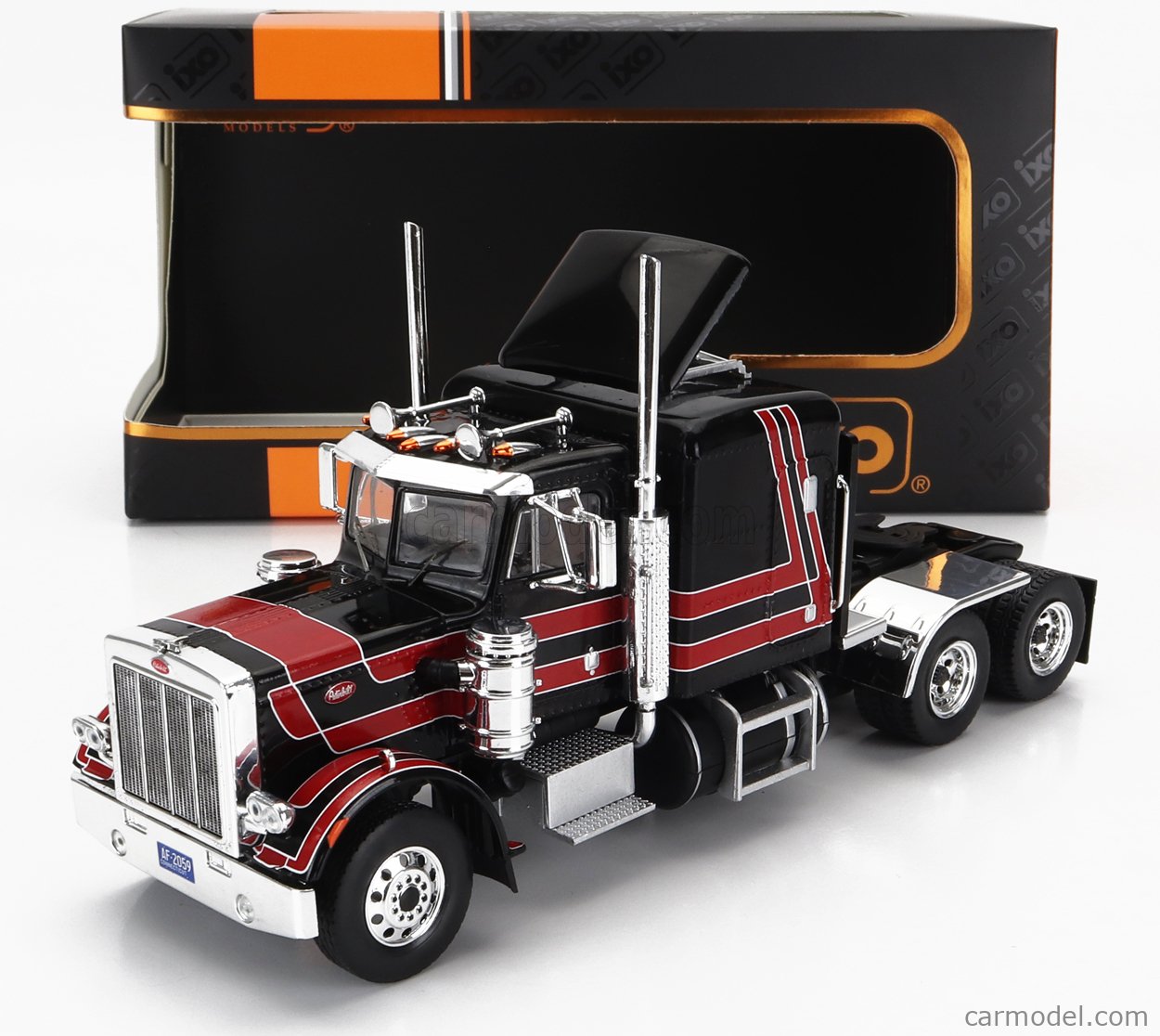 IXO Models Modeliukas 1/43 1973 Peterbilt 359, black/red