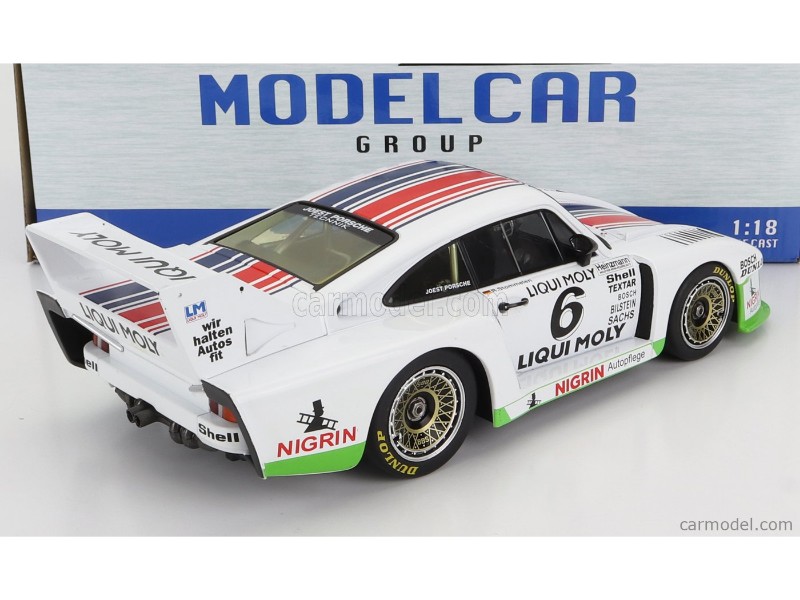 PRE-ORD3R MCG Modeliukas 1/18 1980 Porsche 935 J, #6 Liqui Moly, DRM, Spa-Francorchamps, R.Stommelen