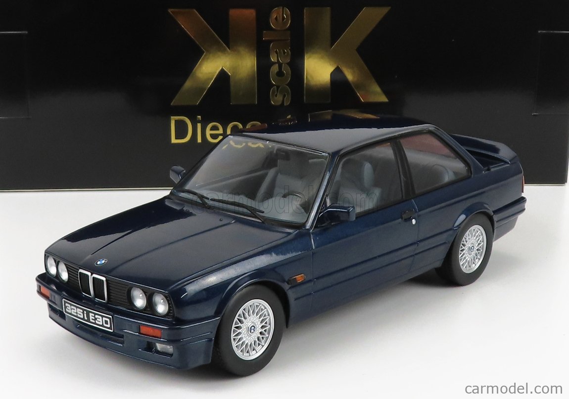 PRE-ORD3R KK Scale Modeliukas 1/18 BMW 325i E30 M, dark blue metallic
