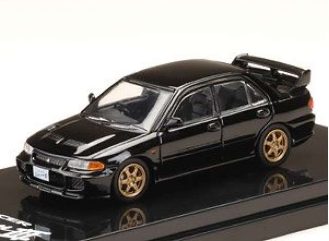 PRE-ORD3R Hobby Japan Modeliukas Mitsubishi Lancer GRS Evolution III (CE9A) Customized Version, pyrenees black