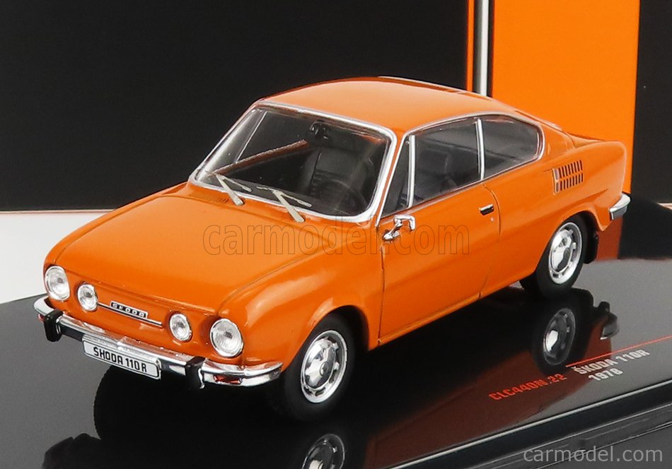 PRE-ORD3R IXO Models Modeliukas 1/43 1978 Skoda 110R, orange