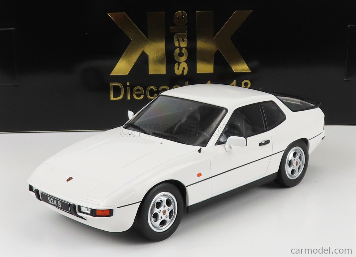 PRE-ORD3R KK Scale Modeliukas 1/18 1986 Porsche 924 S, white