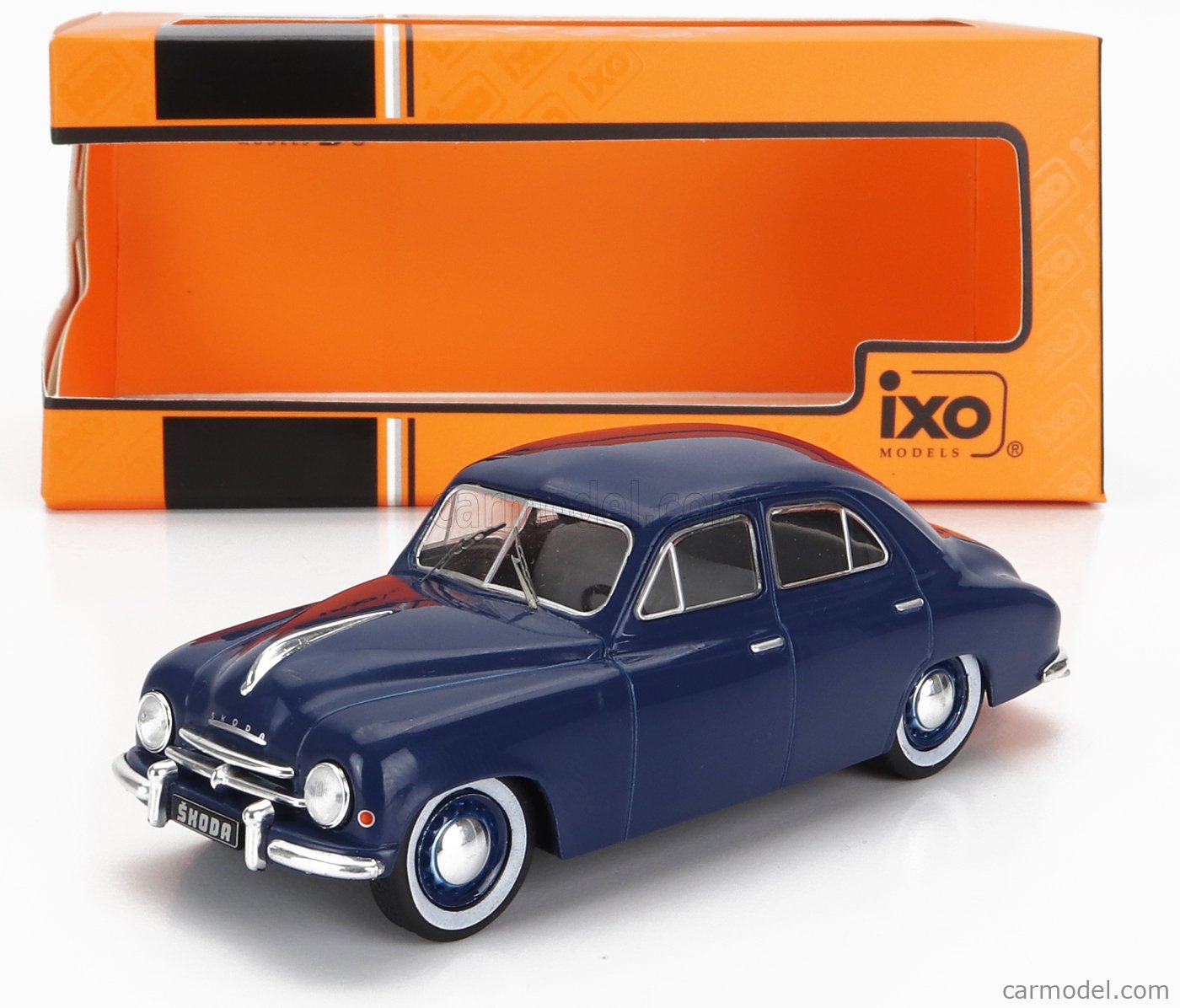 PRE-ORD3R IXO Models Modeliukas 1/43 1952 Skoda 1200 Sedan, blue