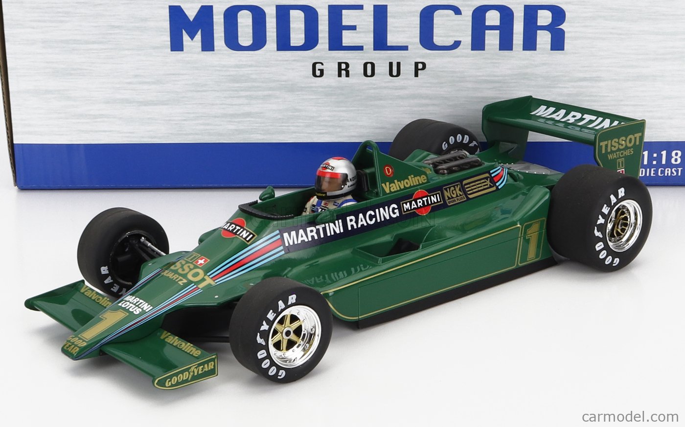 PRE-ORD3R MCG Modeliukas 1/18 1979 Lotus Ford 79 #1 M. Andretti GP Argentinien *John Player Team*