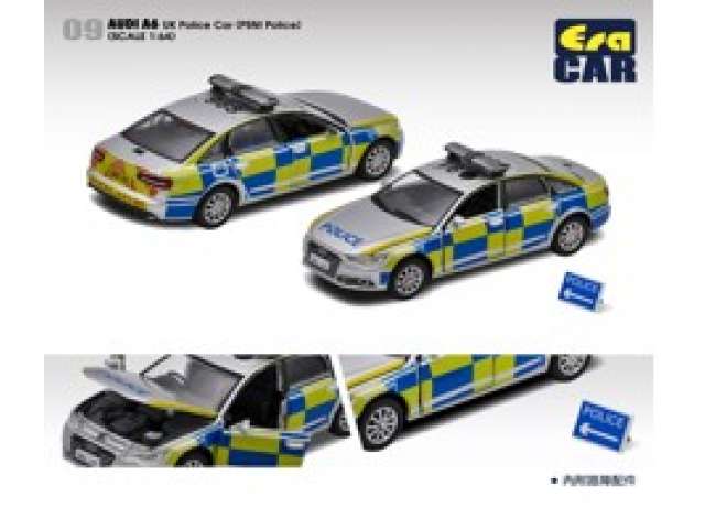 Era Car Modeliukas Audi A6 England Police Car *PSNI Police*, grey/blue/green