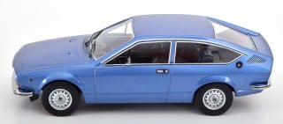 PRE-ORD3R KK Scale Modeliukas 1/18 1976 Alfa Romeo Alfetta GT 1.6, light blue metallic