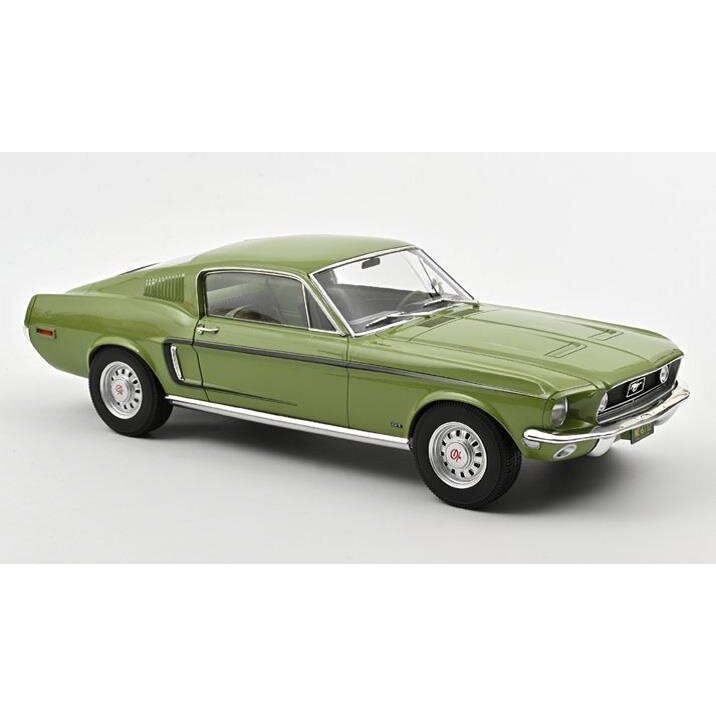 PRE-ORD3R Norev Modeliukas 1/12 1968 Ford Mustang Fastback GT, Light Green Metallic