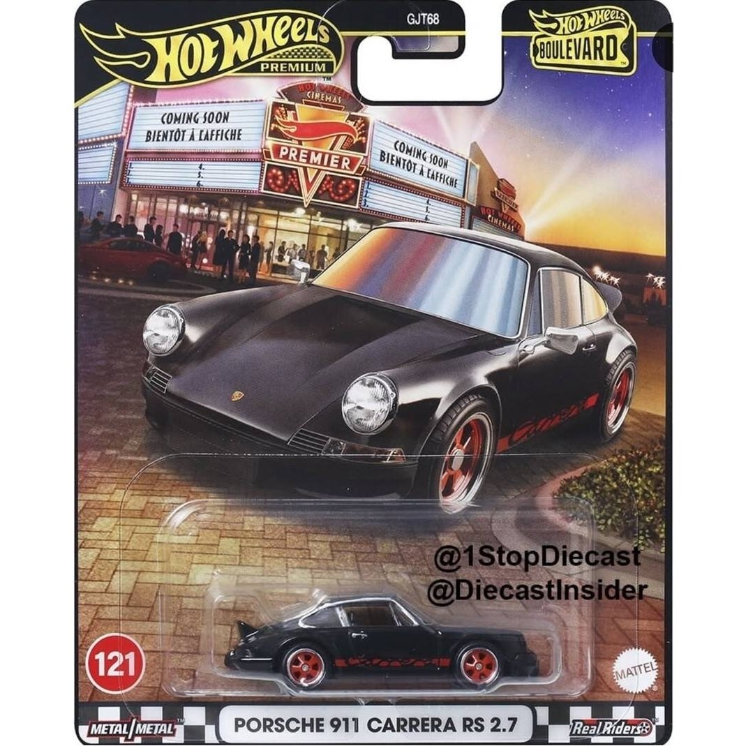 PRE-ORDER Hot Wheels Premium Boulevard 2025 Modeliukas Porsche Carrera 2.7RS