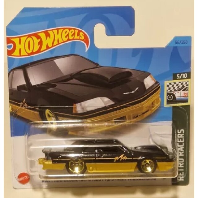 Hot Wheels Mainline Modeliukas Matt and Debbie Hays 1988 Pro Street Thunderbird black short card (yra Sandėlyje)
