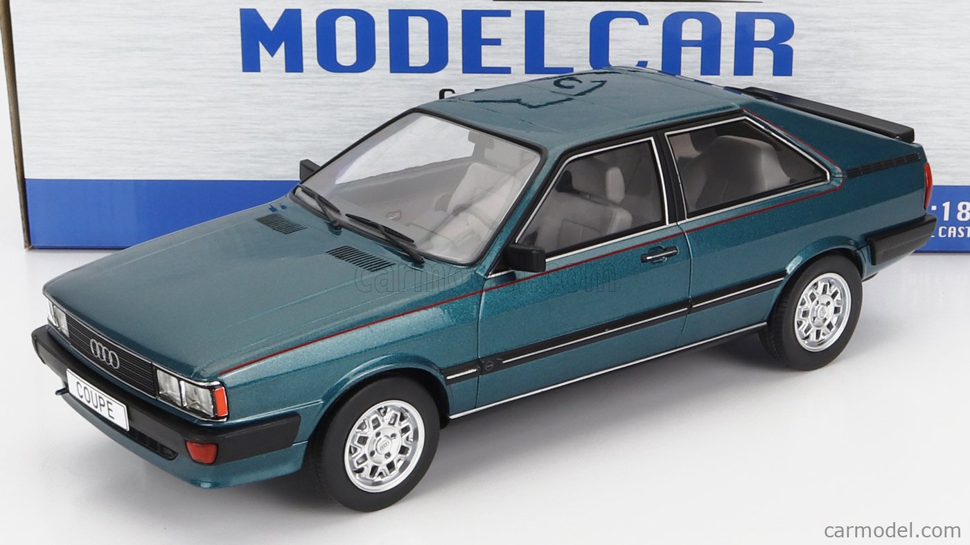 PRE-ORD3R MCG Modeliukas 1/18 1980 Audi Coupe GT, darkturquoise metallic