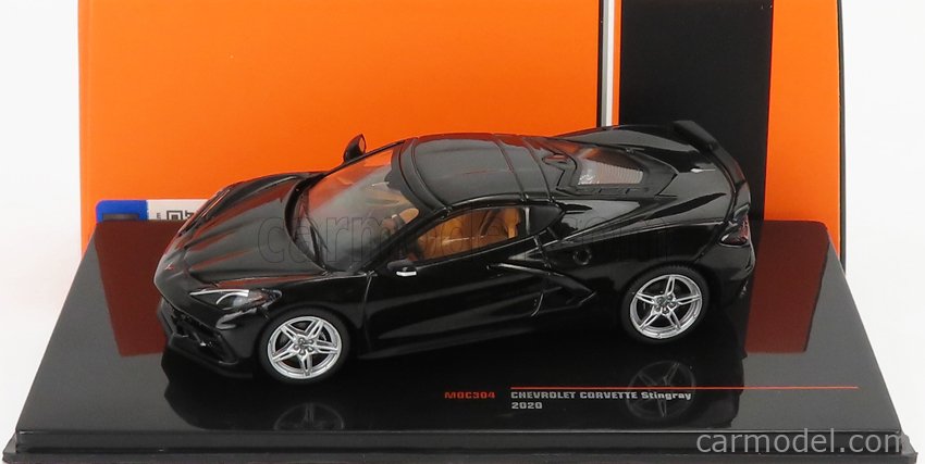 PRE-ORD3R IXO Models Modeliukas 1/43 2020 Chevrolet Corvette C8, black