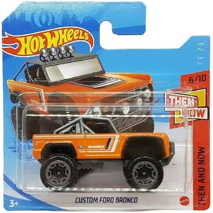 Hot Wheels Mainline Modeliukas Custom Ford Bronco orange (yra Sandėlyje)