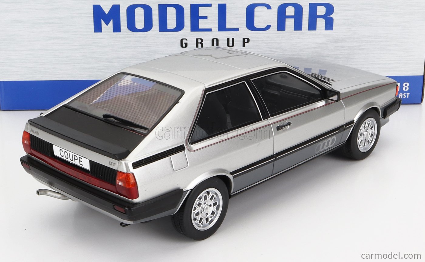 PRE-ORD3R MCG Modeliukas 1/18 1980 Audi Coupe GT, silver