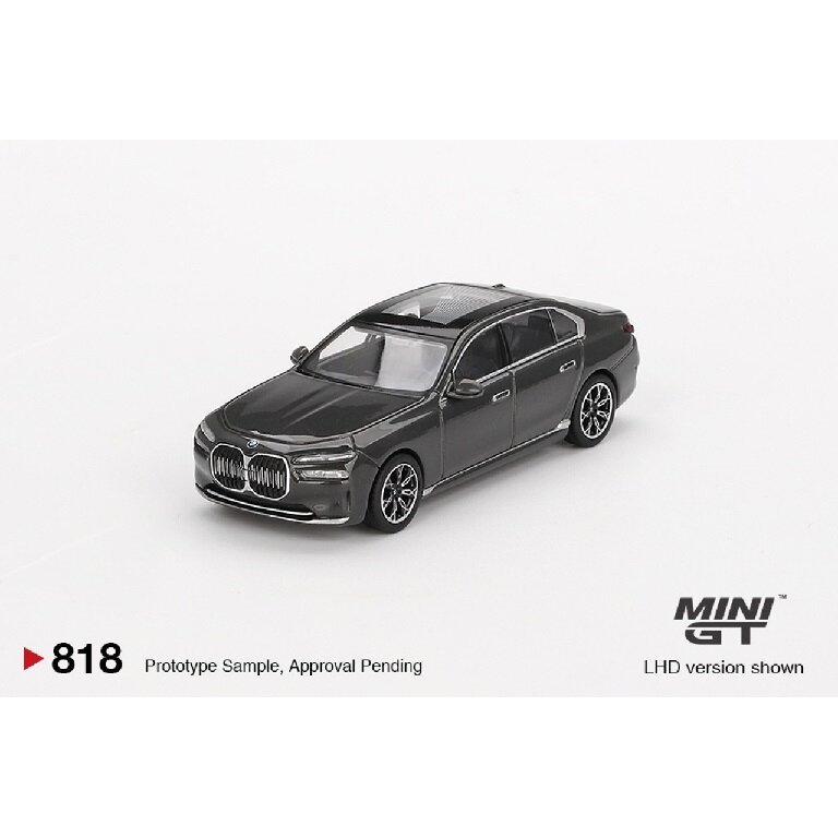 Mini GT Modeliukas 1/64 2024 BMW 17 Xdrive 60, dravit grey (yra Sandėlyje)