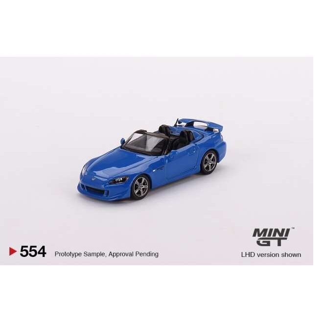 Mini GT Modeliukas Honda S2000 AP2 CR, apex blue (yra sandėlyje)