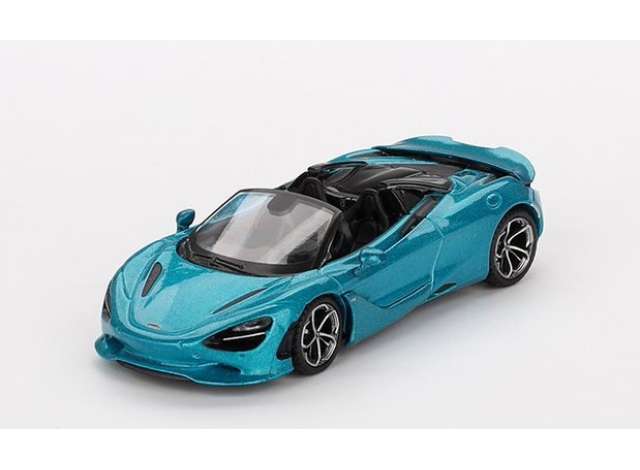 Mini GT Modeliukas 1/64 2024 McLaren 750S Spider Belize, blue