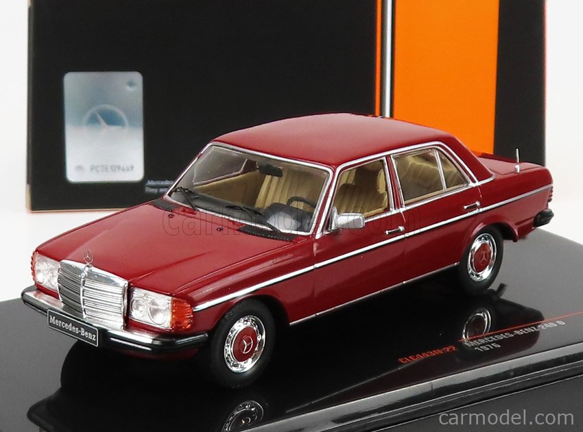 IXO Models Modeliukas 1976 Mercedes Benz 240D (W123), dark red