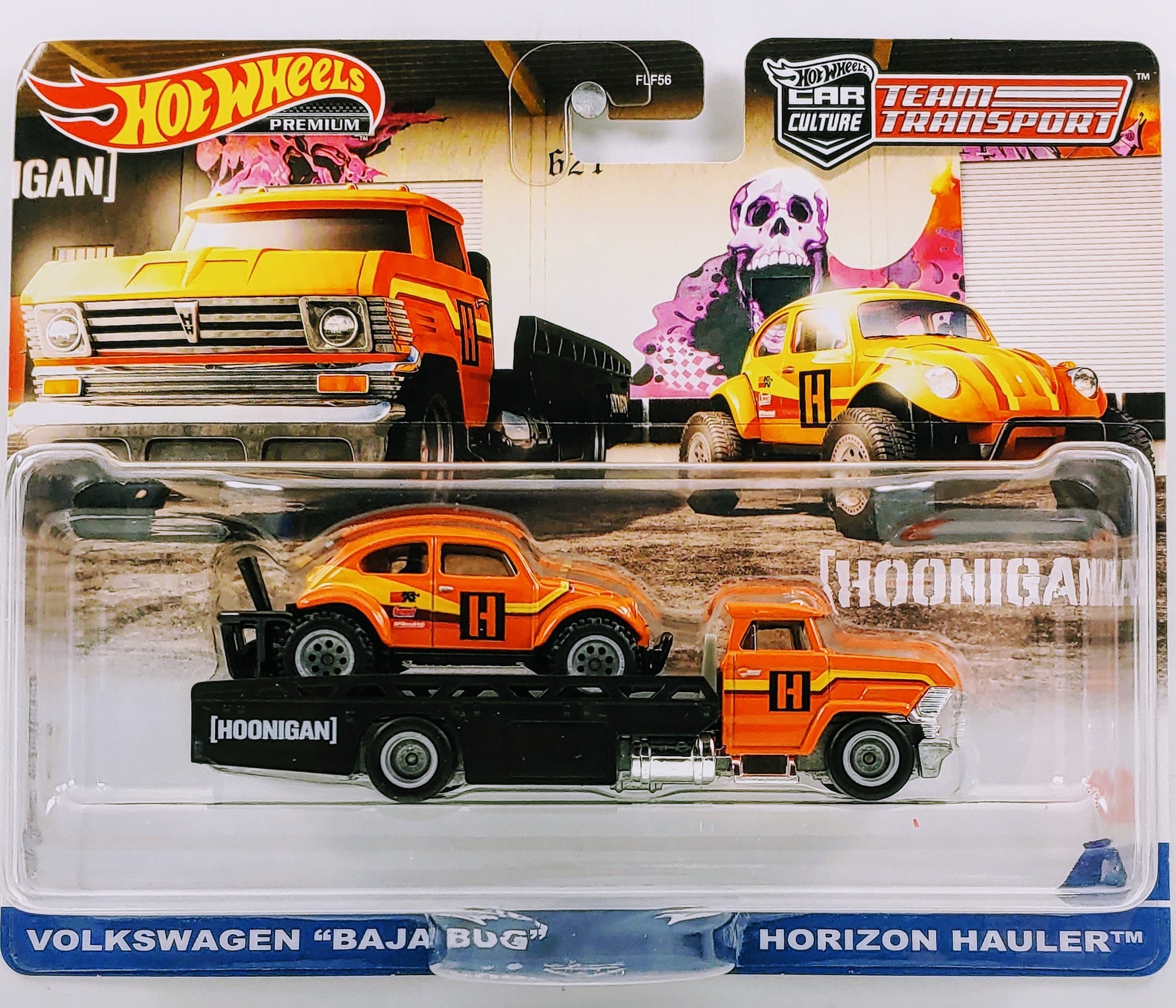 Hot Wheels Premium Team Transport Modeliukas Horizon Hauler & Volkswagen Baja Bug *Hoonigan*
