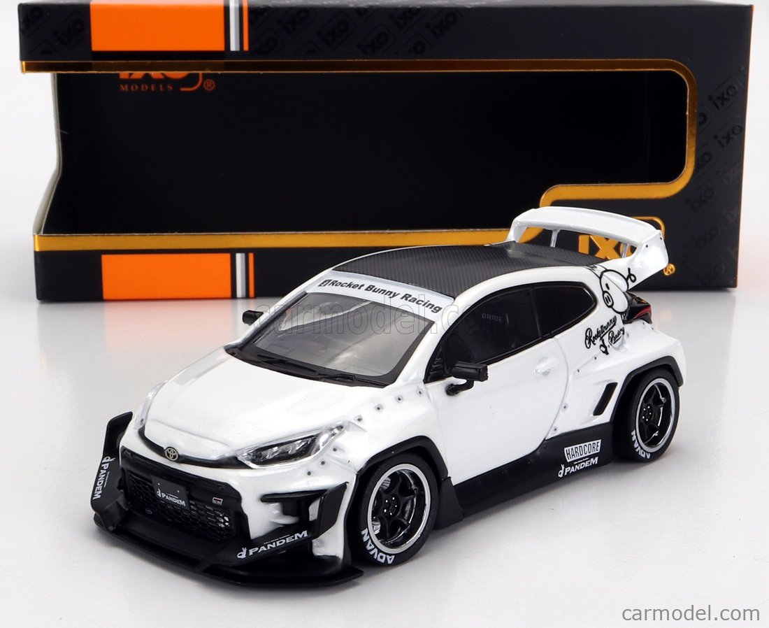PRE-ORD3R IXO Models Modeliukas 1/43 2022 Toyota GR Yaris Pandem, white