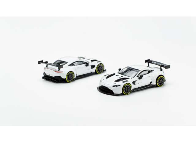 PRE-ORD3R Pop Race Limited Modeliukas Aston Martin Vantage GT3, white
