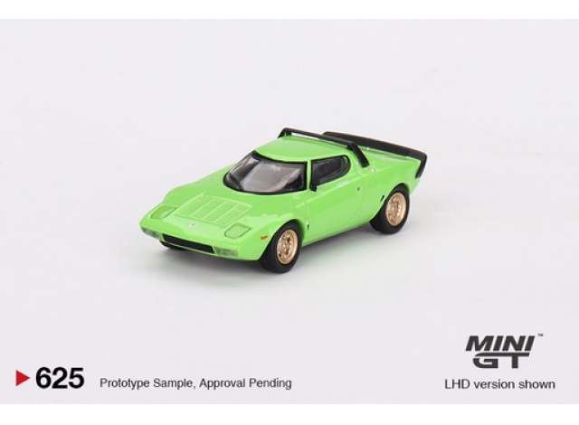 Mini GT Modeliukas Lancia Stratos HF Stradale, verde chiaro (yra Sandėlyje)
