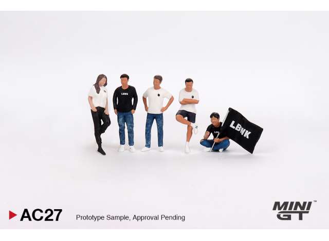 PRE-ORDER Mini GT Modeliukas Team Liberty Walk Figure set