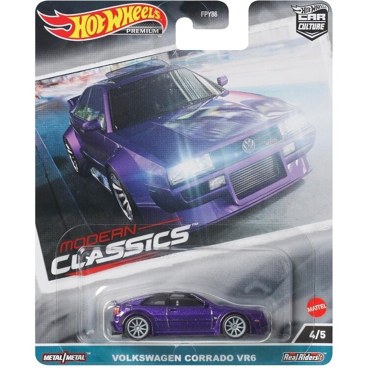 SU KAINOŽENKLIU!!!   Hot Wheels Premium Modeliukas Modern Classics - Volkswagen Corrado VR6 (yra Sandėlyje)