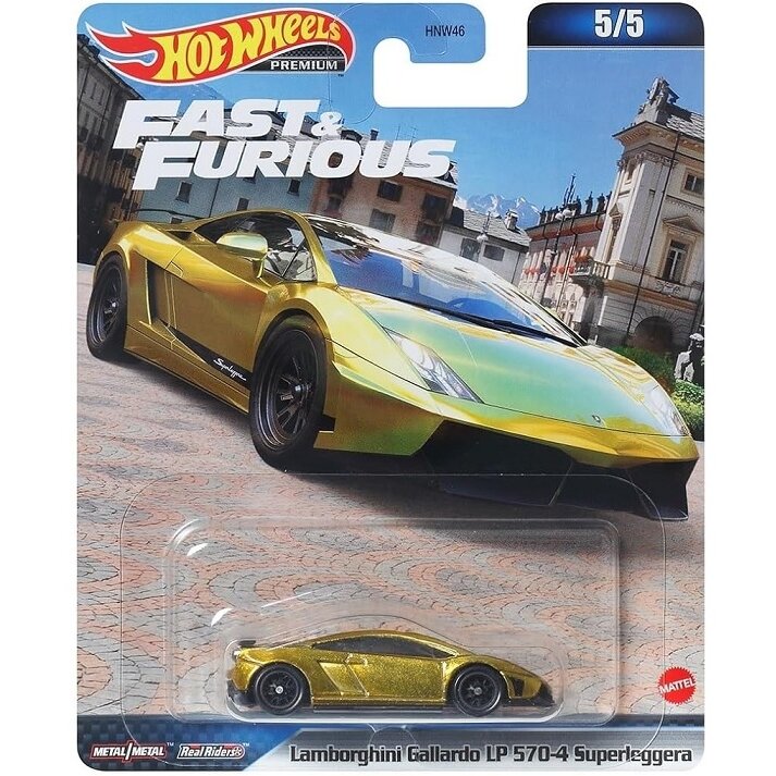 Hot Wheels Premium Modeliukas Fast and Furious - Lamborghini Gallardo LP 570-4 Super Reggera (yra Sandėlyje)