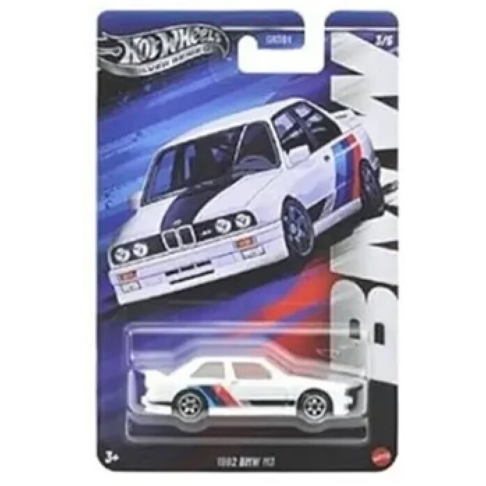 Hot Wheels Silver Line BMW M series Modeliukas 1992 BMW M3 E30 (yra Sandėlyje)