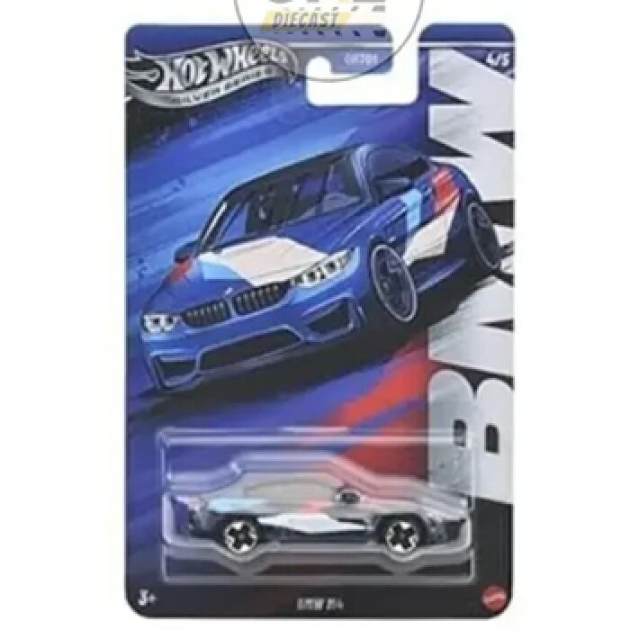 Hot Wheels Silver Line BMW M series Modeliukas 2015 BMW M4 (yra Sandėlyje)