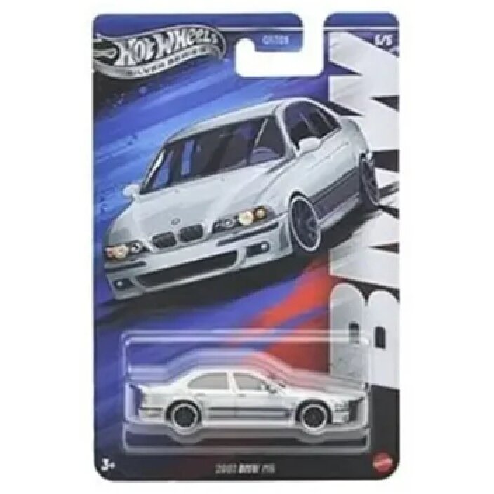 Hot Wheels Silver Line BMW M series Modeliukas 2001 BMW M5 E39 (yra Sandėlyje)
