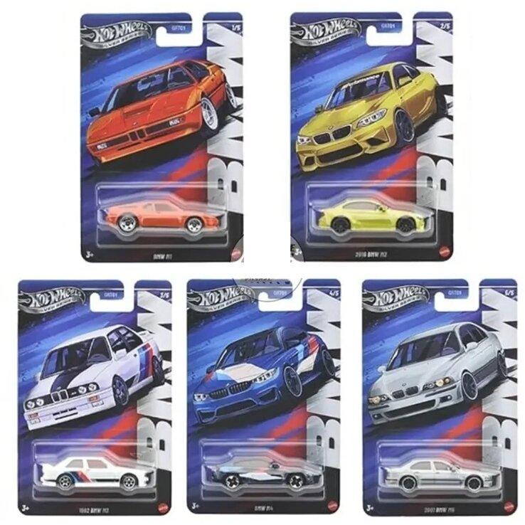 Hot Wheels Silver Line BMW M series Modeliukų rinkinys (yra Sandėlyje)