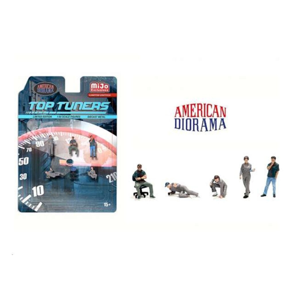 American Diorama Figūrėlės Top Tuners set (yra Sandėlyje)
