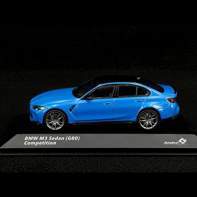 Solido Modeliukas 1/43 2023 BMW M3 (G80), blue (yra Sandėlyje)