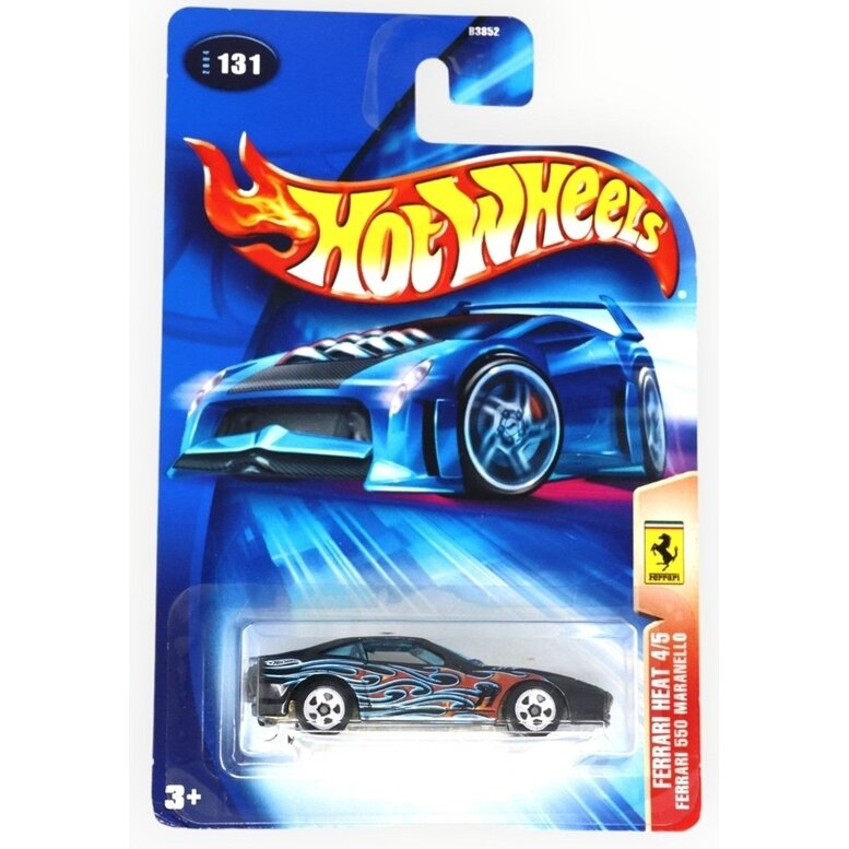 Hot Wheels MainLine Modeliukas Ferrari 550 Maranello Black Collector No 131 (yra Sandėlyje)